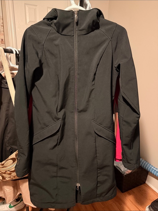 Columbia Jackets & Blazers - Columbia Black Hooded Long Trench Jacket